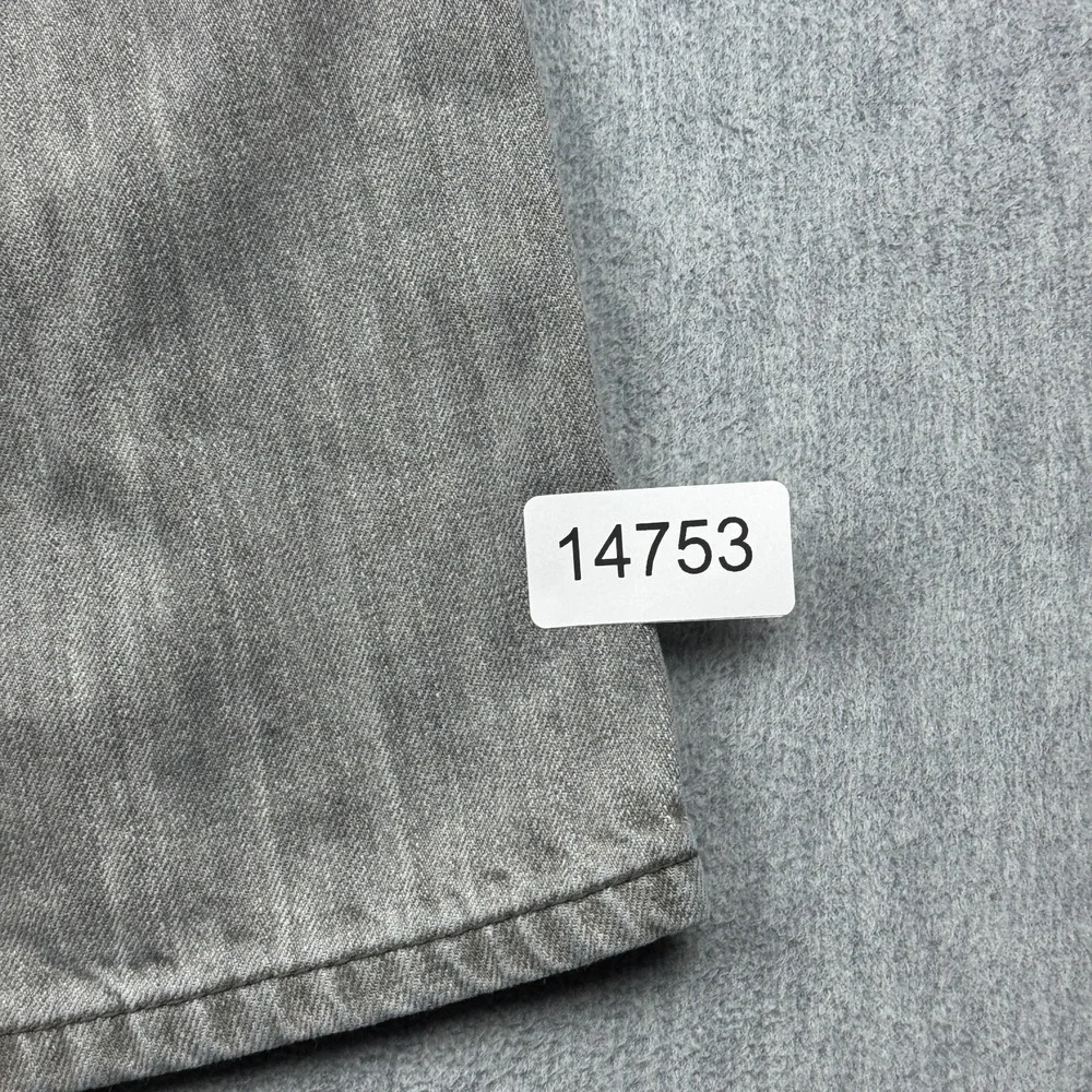 Levis 514 Jeans Men 34x30 Gray Slim Straight Fit Classic Pockets Stretch Zip Fly